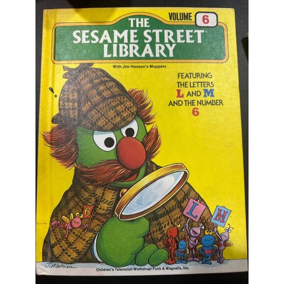 Vintage Sesame Street Library 4 Book Bundle- volumes 3, 4, 6, 7 - Picture 5 of 14